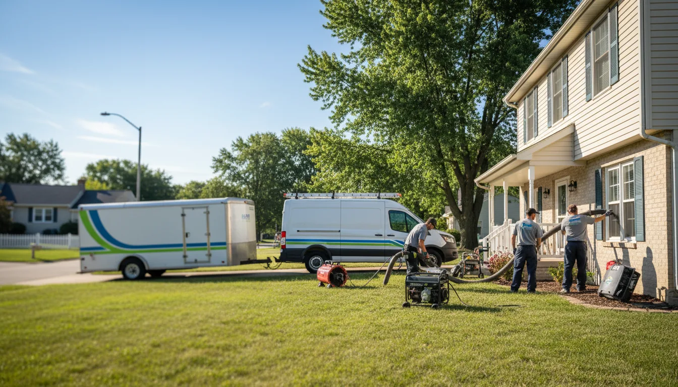 Flooded Basement Restoration And Cleanup With Repair in Gentry, MO near me